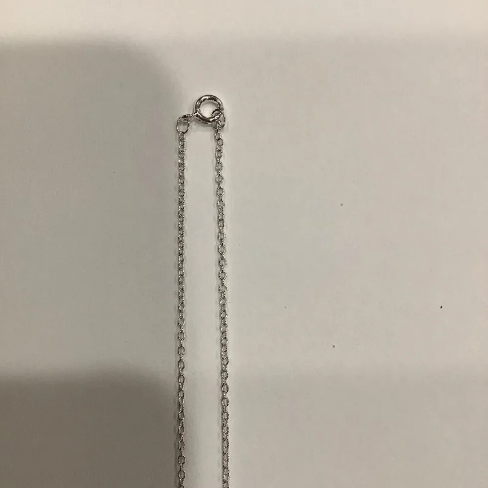 Peppa Pig Fine Silver Plated Heart Necklace, New Without Tags
